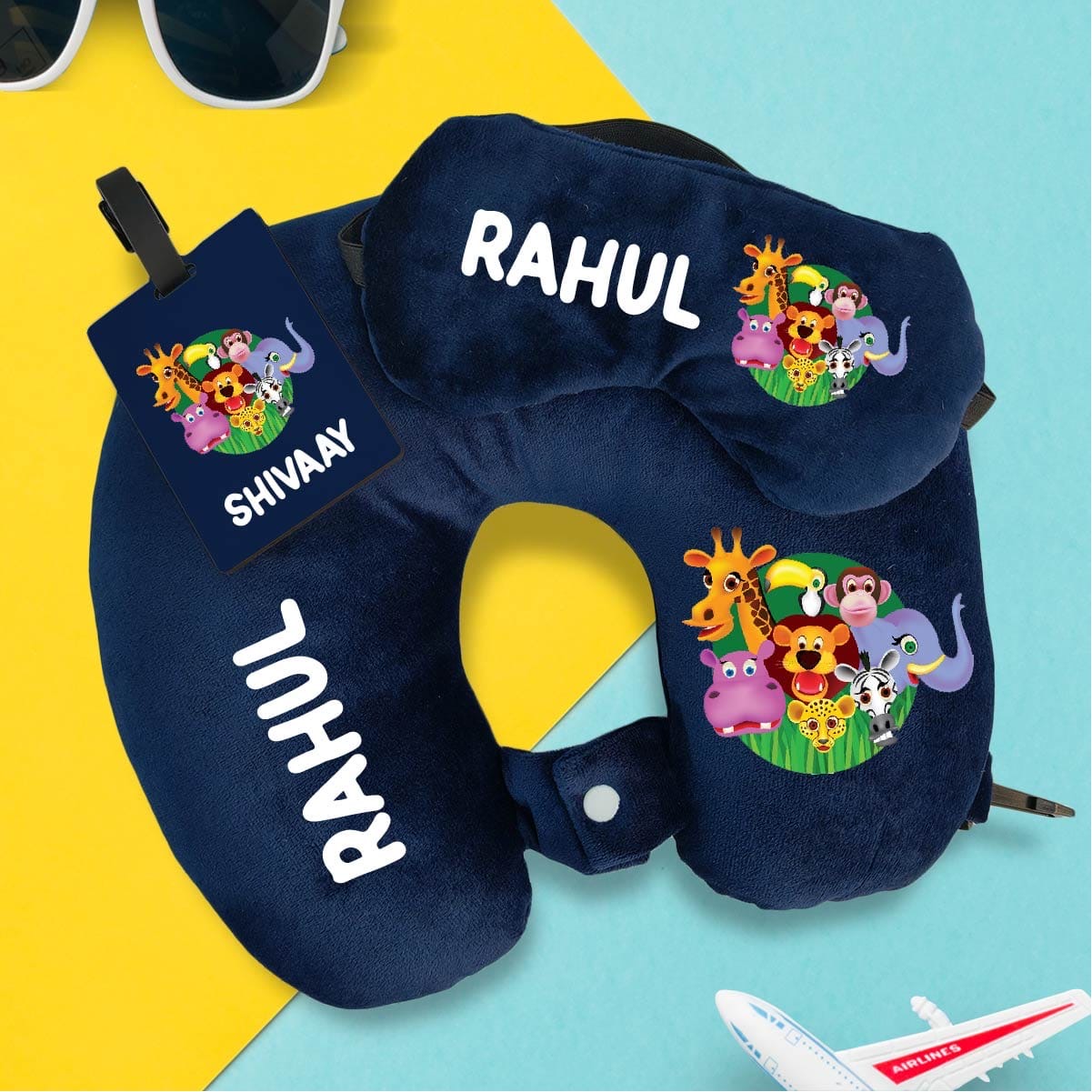 Neck Pillow Set - Animals