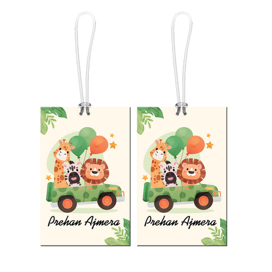 Bag Tags (Set of 2) - Animals