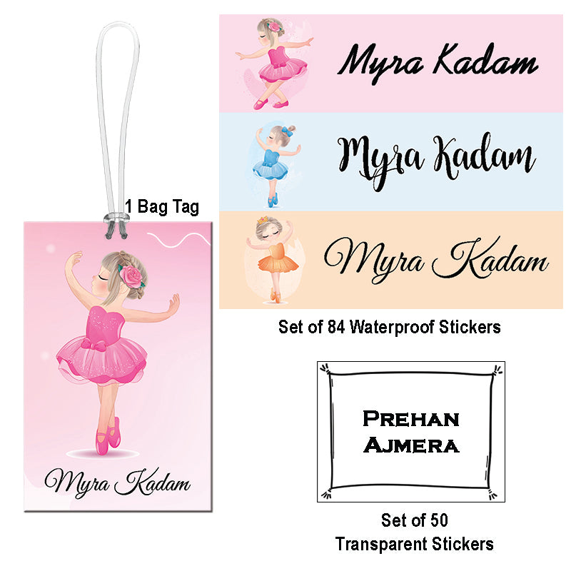 Back to School Label Pack - Ballerina