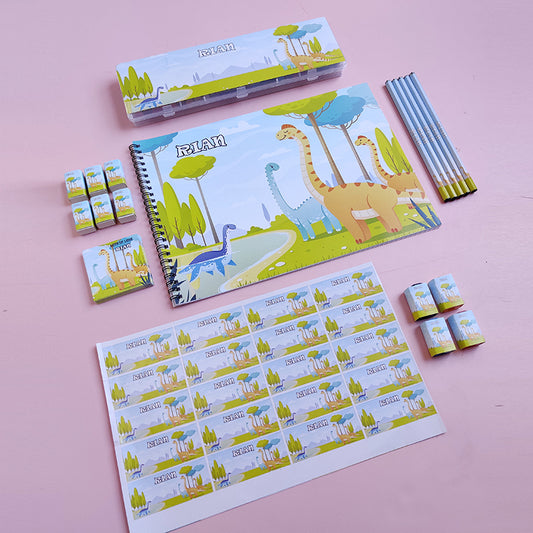 Personalized stationery set - Dinosour