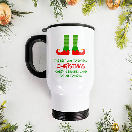 Steel Travel Mug -  Elf Legs