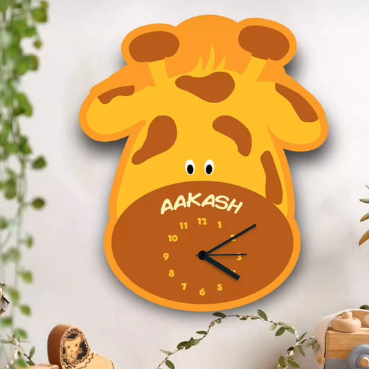 Wall Clock - Giraffe