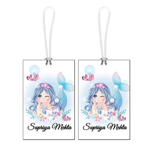 Bag Tags (Set of 2) - Mermaid