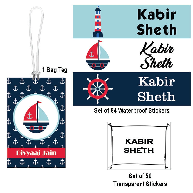 Back to School Label Pack - Nautical