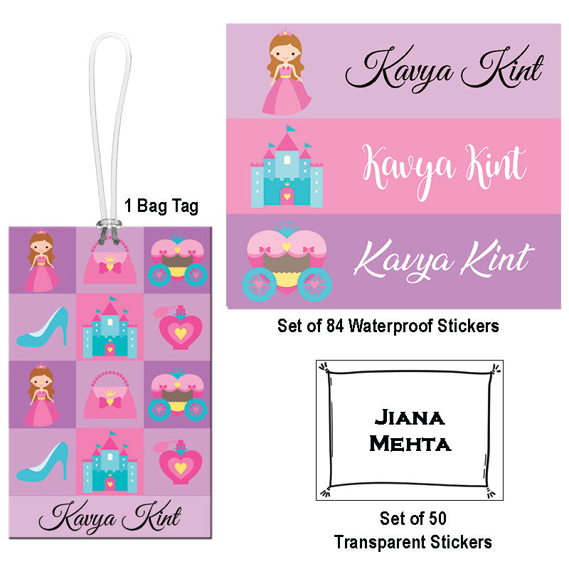 Back to School Label Pack - Princess