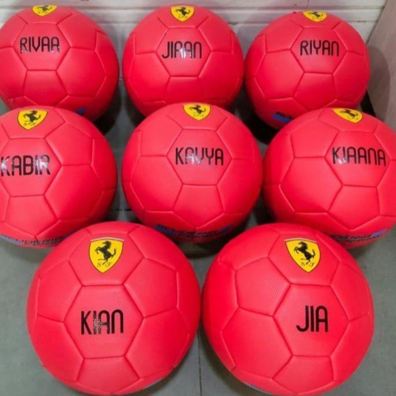 Personalized Football -  Red