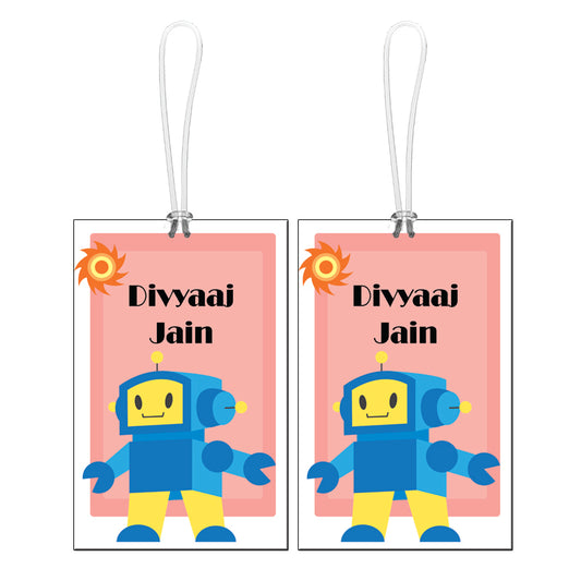 Bag Tags (Set of 2) - Robot