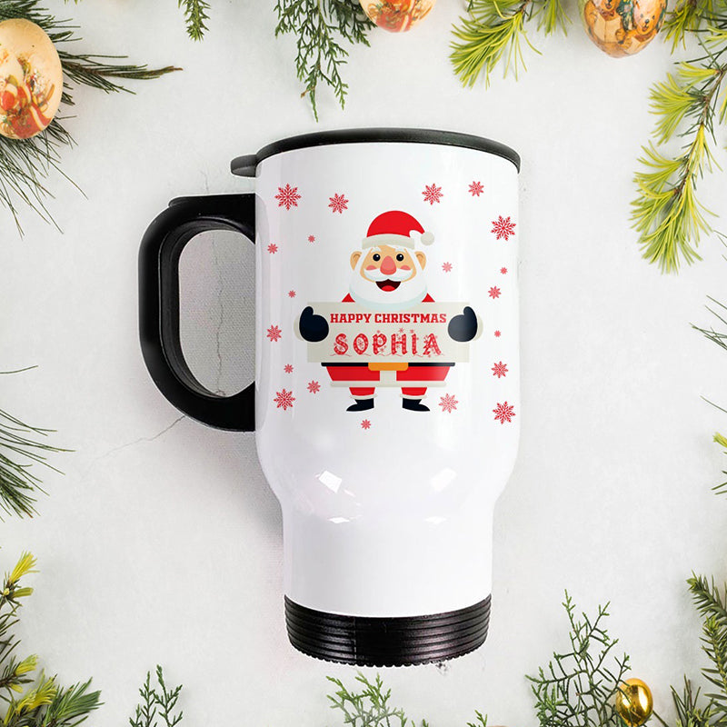 Steel Travel Mug -   Santa Claus 1