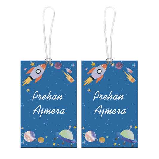 Bag Tags (Set of 2) - Space