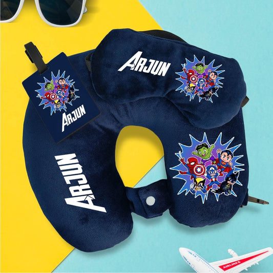 Neck Pillow Set - Superhero Small