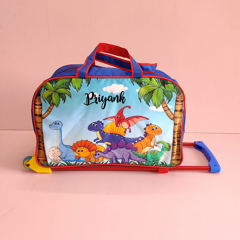 Dinosaur Boy trolley bags for kids