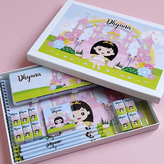 Personalized stationery set - princess